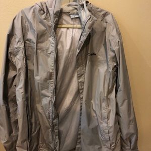 Columbia grey rainjacket